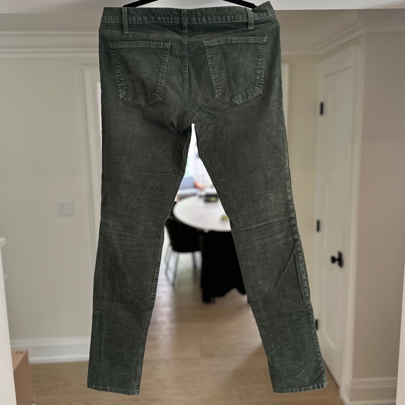 Current / Elliott The Skinny Style Grey-Green Corduroy Jeans - Size 30. - Picture 5 of 11